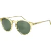 Lunettes de soleil Binocle Eyewear California Champagne Green Polarized