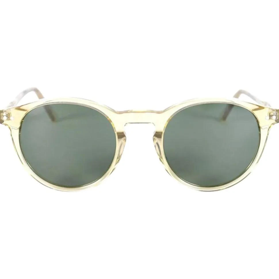 Lunettes de soleil Binocle Eyewear California Champagne Green Polarized