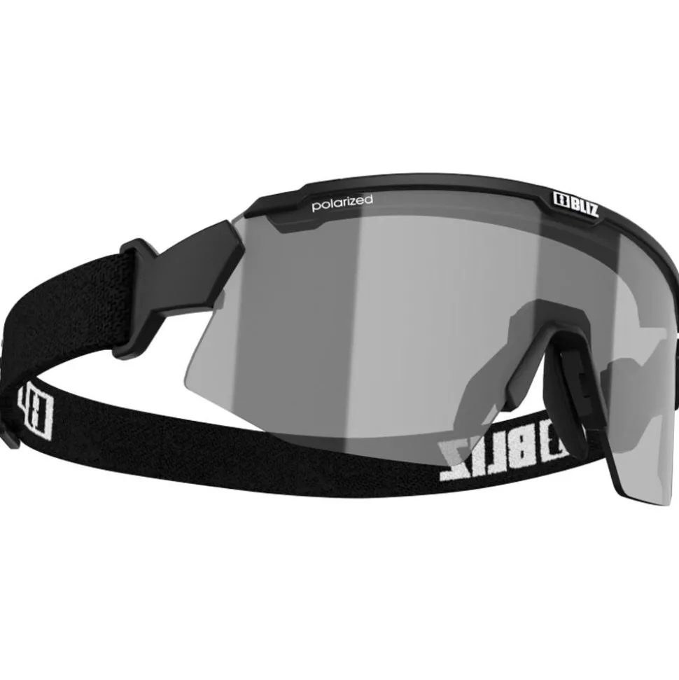 Lunettes de soleil Bliz Breeze Matt Black Brown Silver Mirror Polarized + Orange
