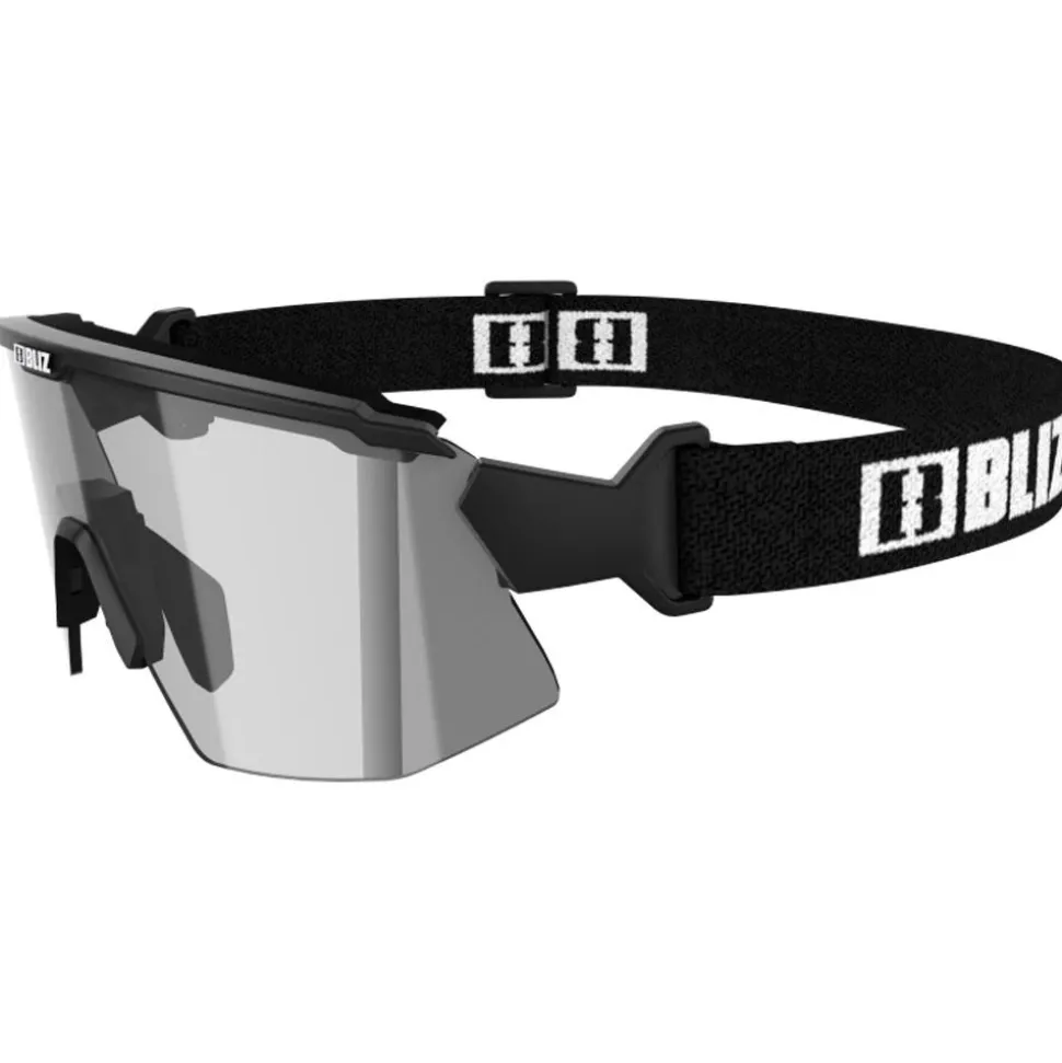 Lunettes de soleil Bliz Breeze Matt Black Brown Silver Mirror Polarized + Orange