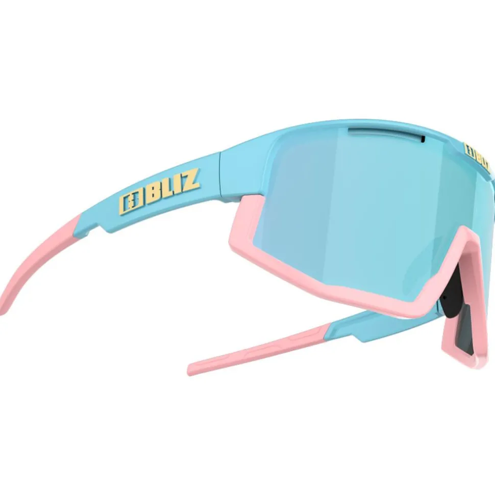 Lunettes de soleil Bliz Fusion Small Matte Pastel Blue Smoke Ice Blue Mirror