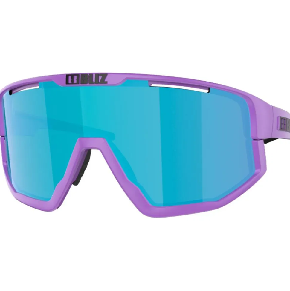 Lunettes de soleil Bliz Fusion Old Matte Purple Brown Blue Mirror