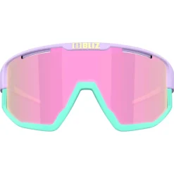 Lunettes de soleil Bliz Fusion Old Matte Pastel Purple Brown Pink Mirror