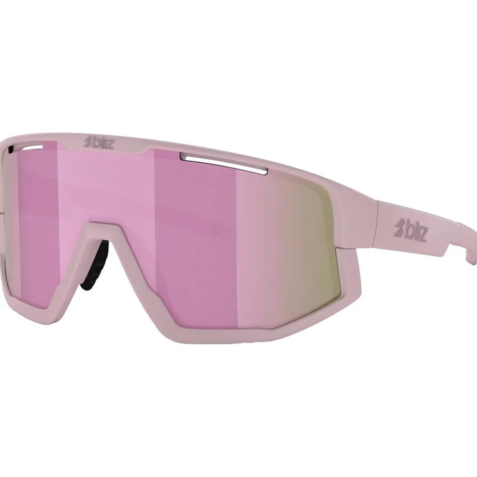 Lunettes de soleil Bliz Fusion Matt Pink Brown Pink Mirror