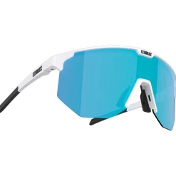 Lunettes de soleil Bliz Hero Small Matte White Brown Blue Mirror