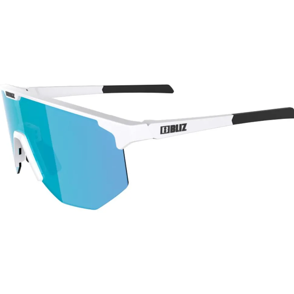 Lunettes de soleil Bliz Hero Small Matte White Brown Blue Mirror