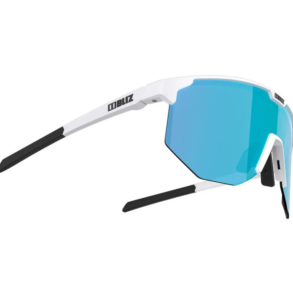 Lunettes de soleil Bliz Hero Small Matte White Brown Blue Mirror