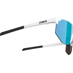 Lunettes de soleil Bliz Hero Small Matte White Brown Blue Mirror