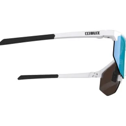 Lunettes de soleil Bliz Hero Small Matte White Brown Blue Mirror