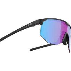 Lunettes de soleil Bliz Hero Matte Black Nano Optics Nordic Light Begonia Violet Blue Mirror
