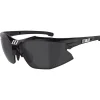 Lunettes de soleil Bliz Hybrid Matte Black Smoke + Clear + Orange