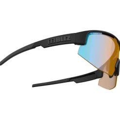 Lunettes de soleil Bliz Matrix Small Matte Black Nano Optics Nordic Light Coral Orange Blue Mirror