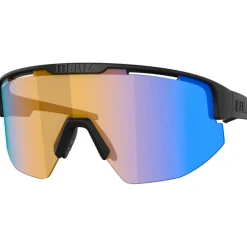 Lunettes de soleil Bliz Matrix Small Matte Black Nano Optics Nordic Light Coral Orange Blue Mirror