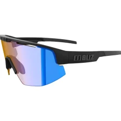 Lunettes de soleil Bliz Matrix Small Matte Black Nano Optics Nordic Light Coral Orange Blue Mirror