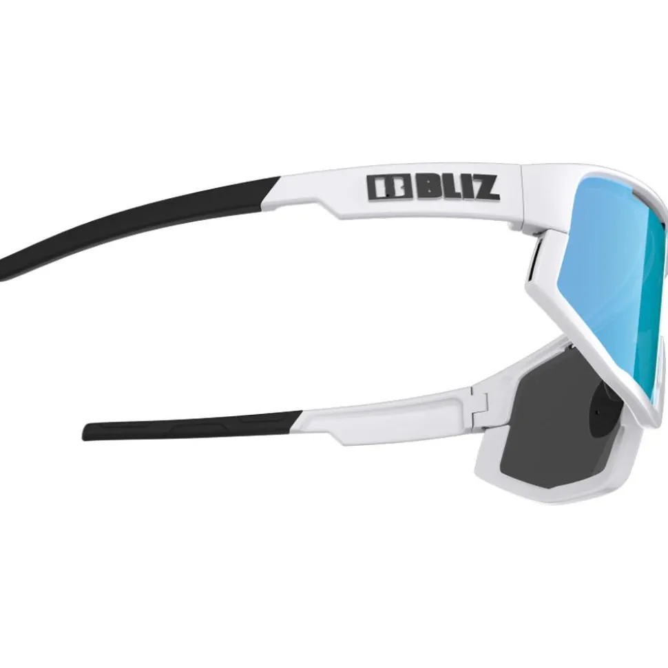 Lunettes de soleil Bliz Vision White Smoke W Blue Mirror