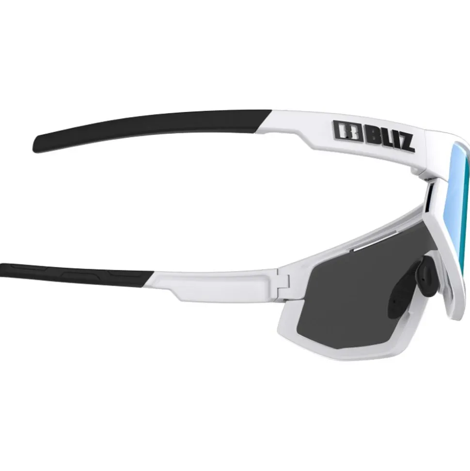 Lunettes de soleil Bliz Vision White Smoke W Blue Mirror