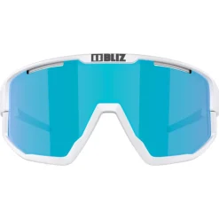 Lunettes de soleil Bliz Vision White Smoke W Blue Mirror