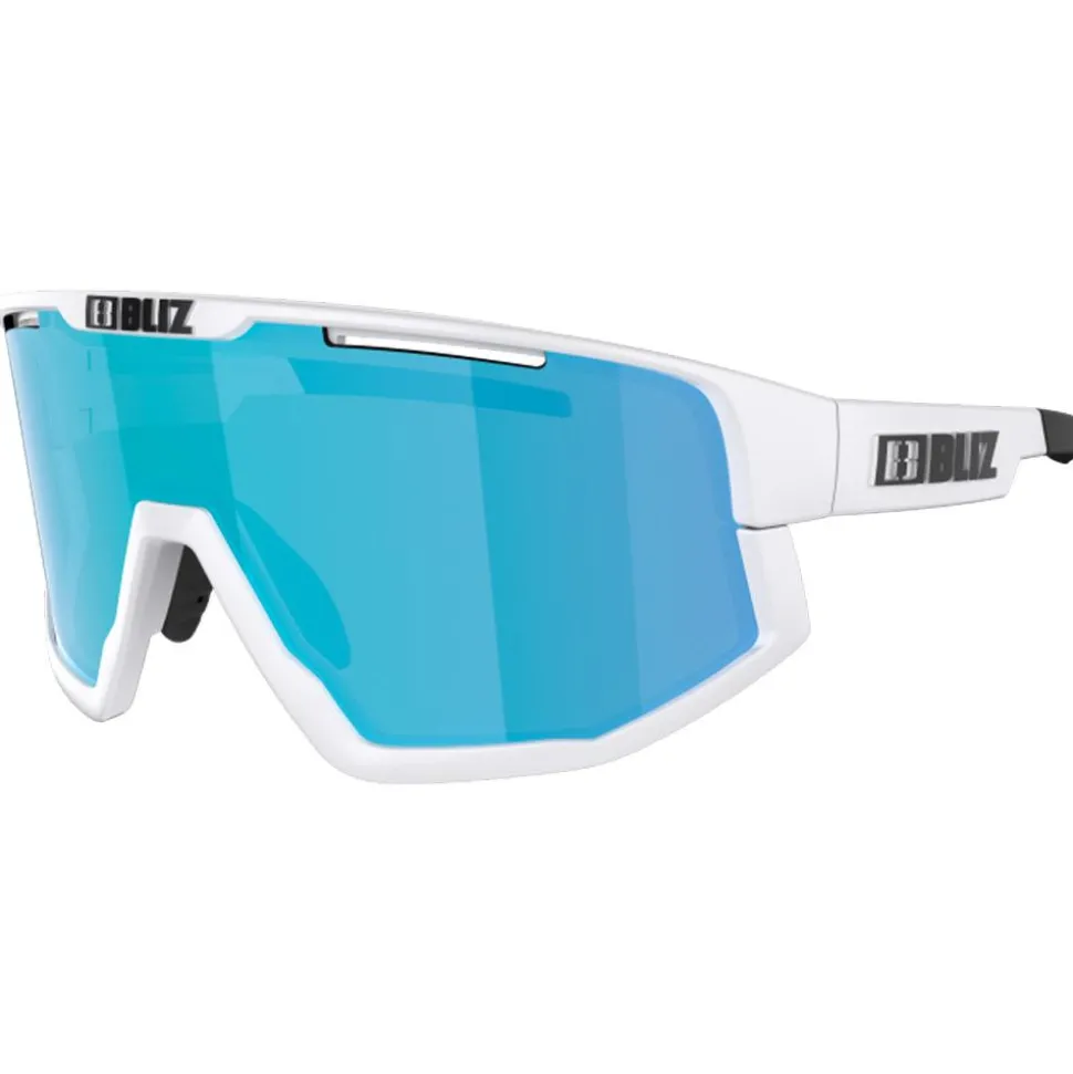 Lunettes de soleil Bliz Vision White Smoke W Blue Mirror