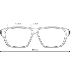 Lunettes de soleil Bollé Airfin White Matte Grey Volt+ Offshore Polarized