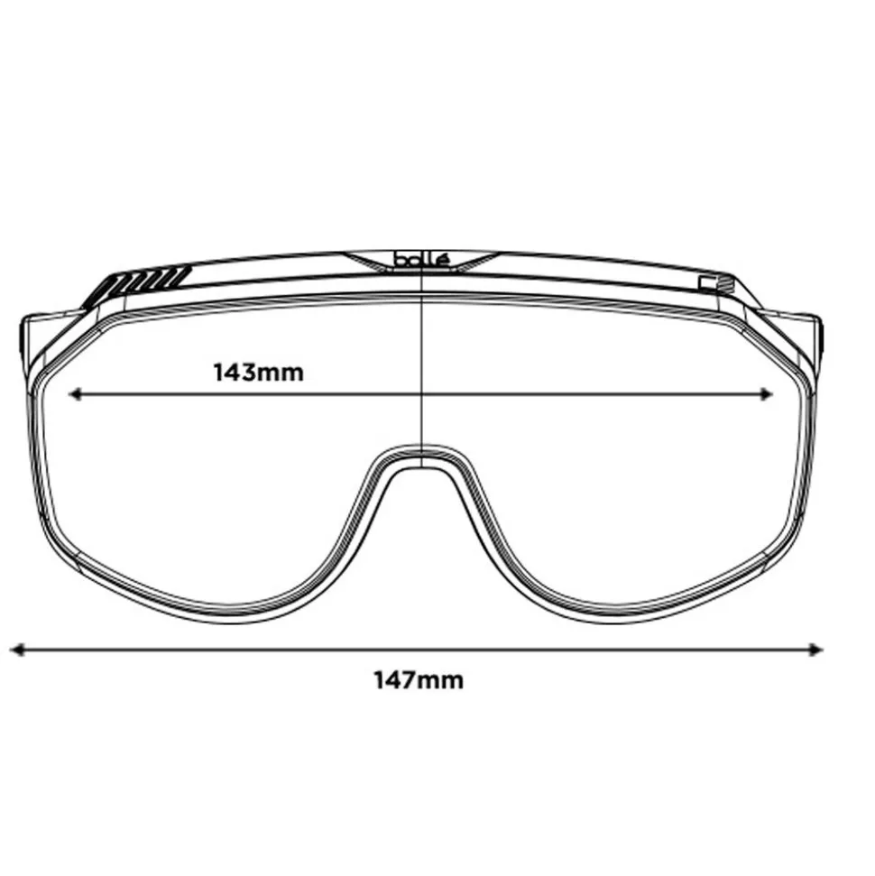 Lunettes de soleil Bollé Chronoshield Black Matte Phantom Brown Red Photochromic