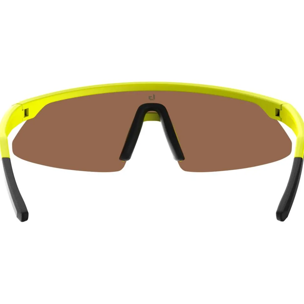 Lunettes de soleil Bollé Micro Edge Acid Yellow Matte Brown Blue