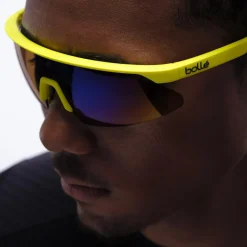Lunettes de soleil Bollé Micro Edge Acid Yellow Matte Brown Blue