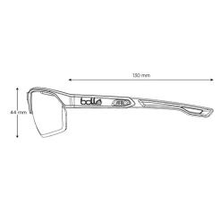 Lunettes de soleil Bollé Victus Pro Black Matte Phantom Clear Green Photochromic