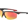 Lunettes de soleil Cebe Stamina Black Red Matte Zone Grey Cat.3 Red + Zone Yellow Cat.0 + Zone Clear Cat.0