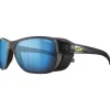 Lunettes de soleil Julbo Camino M Noir Translucide Brillant Jaune Spectron Hd 4 Polarized