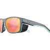 Lunettes de soleil Julbo Shield M Mat Gris Foncé Pastel Vert Reactiv Glare Control 1-3