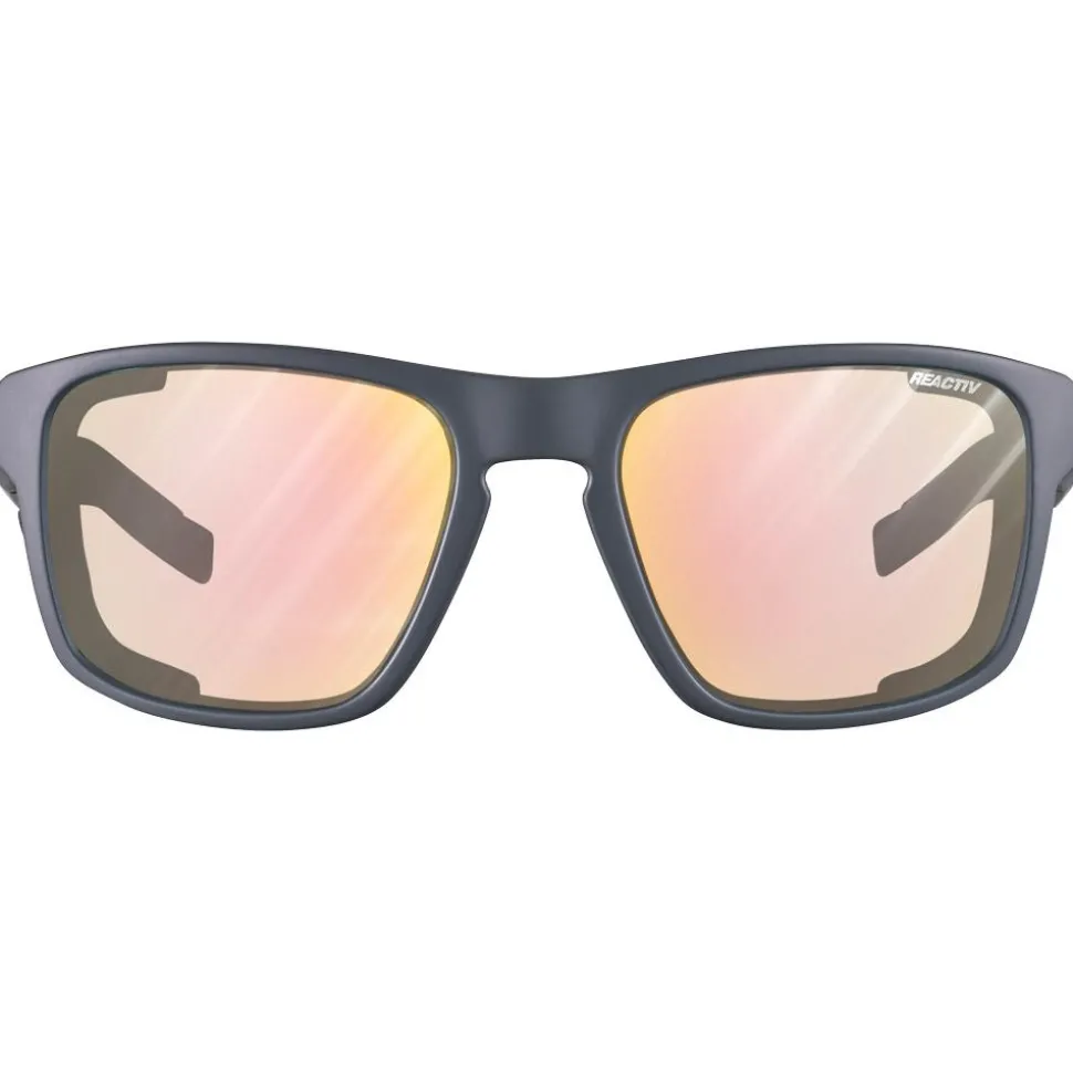 Lunettes de soleil Julbo Shield M Mat Gris Foncé Pastel Vert Reactiv Glare Control 1-3