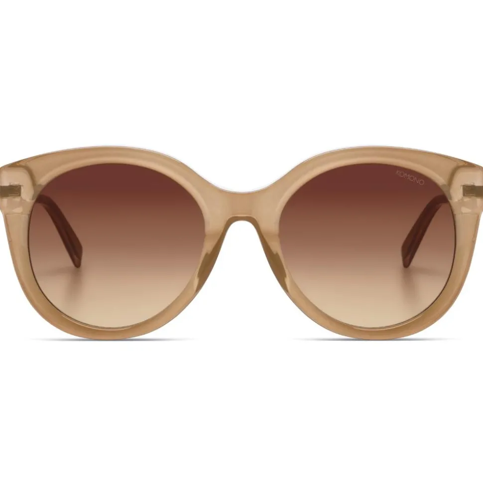 Lunettes de soleil Komono Ellis Metal Sahara White Gold