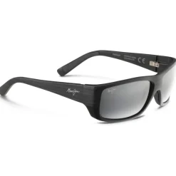 Lunettes de soleil Maui Jim Wassup Gris Mat Grain De Bois Noir Gris Neutre