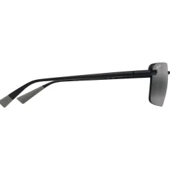 Lunettes de soleil Maui Jim Laulima Noir Mat Neutral Grey MauiPure