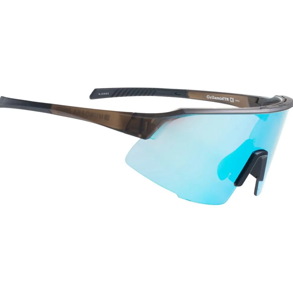 Lunettes de soleil Mundaka Optic Kjarr Dark Grey Translucide Smoke Cx Blue White Revo