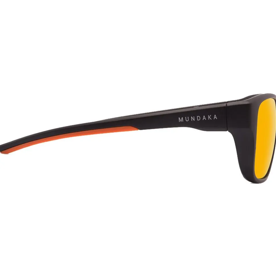 Lunettes de soleil Mundaka Optic Eagle Noir Matte Brown Orange Revo