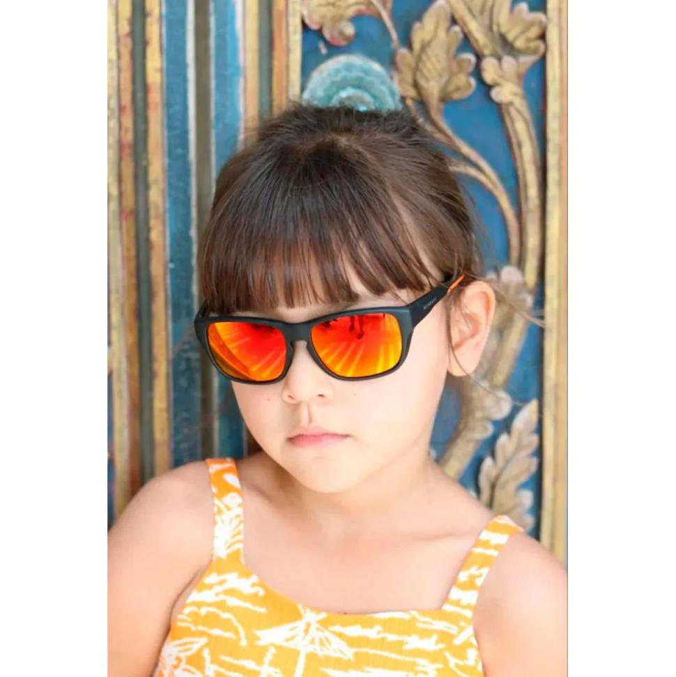 Lunettes de soleil Mundaka Optic Eagle Noir Matte Brown Orange Revo