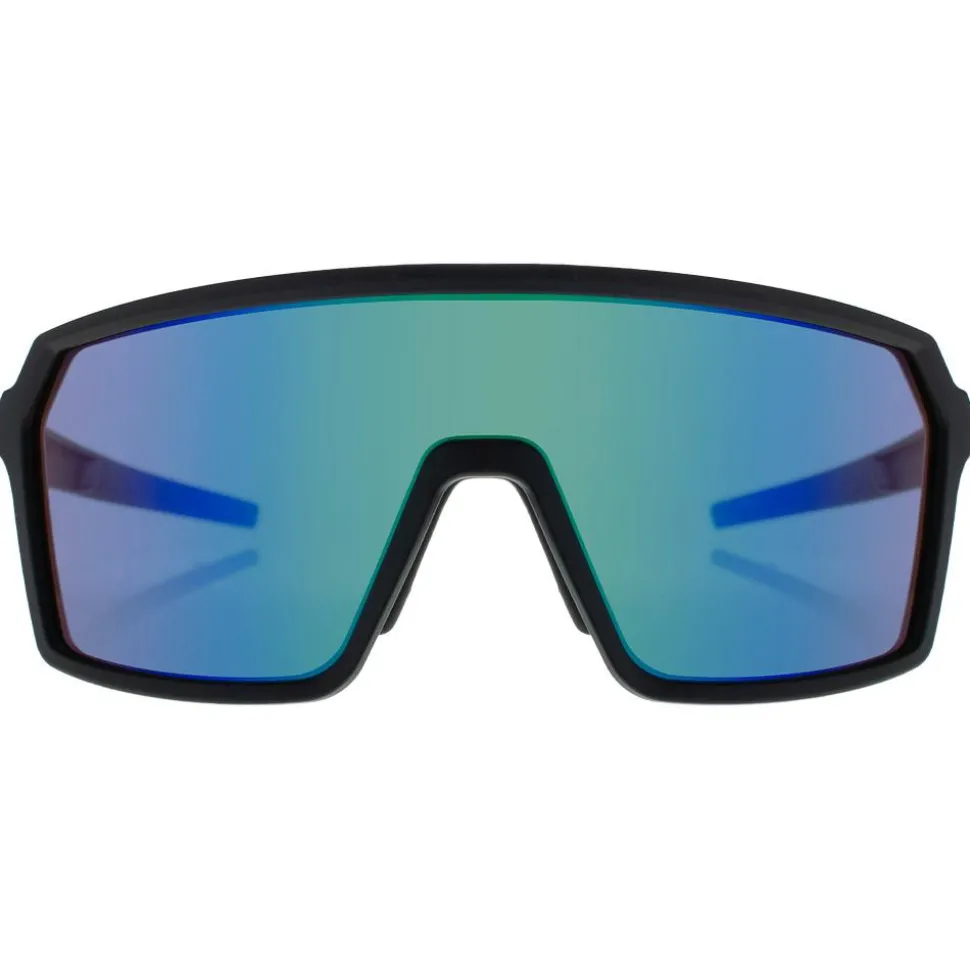 Lunettes de soleil Mundaka Optic Kjerag Black Mat Smoke Cx Green Revo