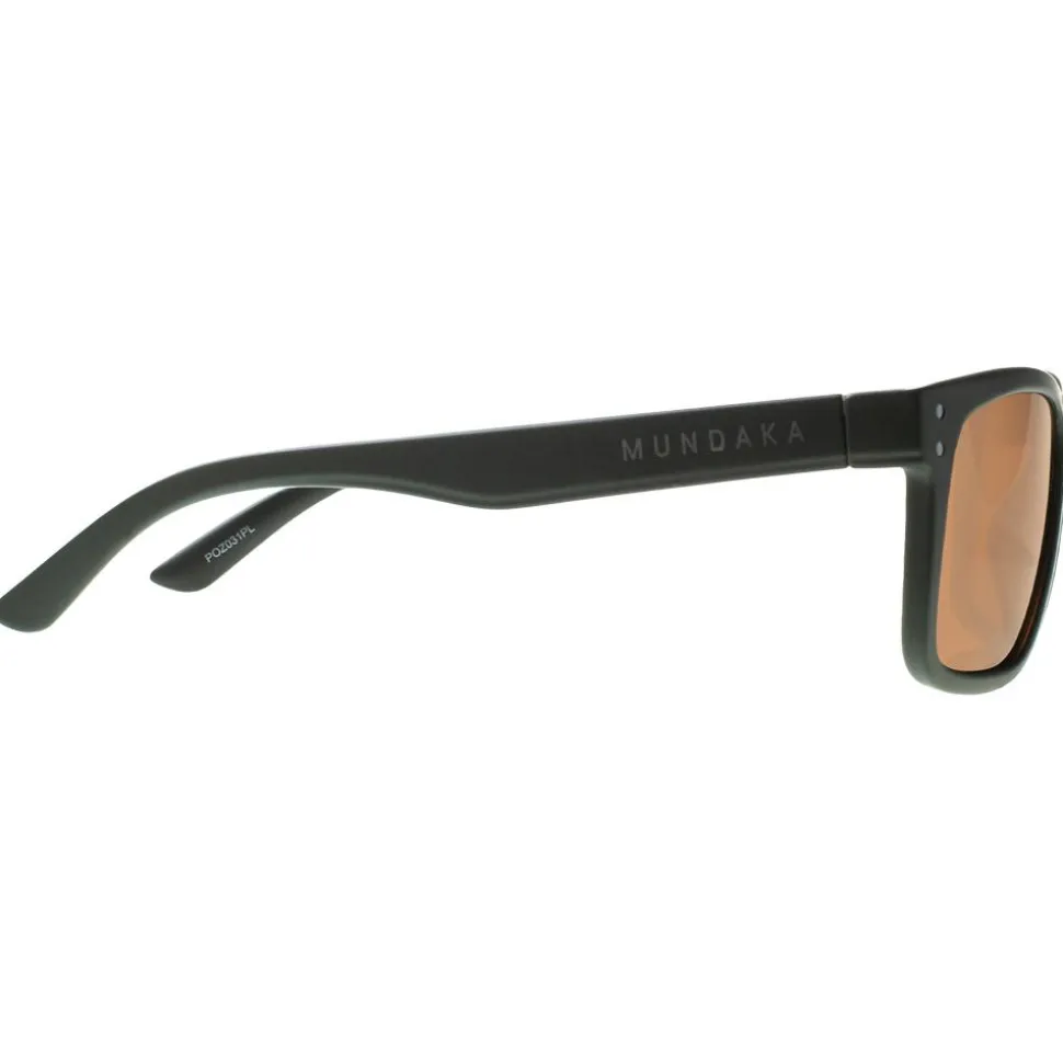 Lunettes de soleil Mundaka Optic Pozz' Mat Dark Green Brown Polarized
