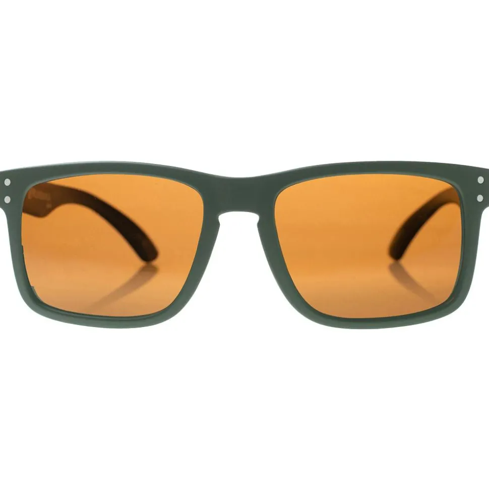 Lunettes de soleil Mundaka Optic Pozz' Mat Dark Green Brown Polarized