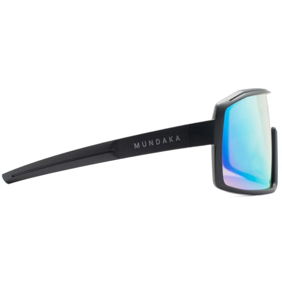 Lunettes de soleil Mundaka Optic Khardung Matte Black Green Green Revo