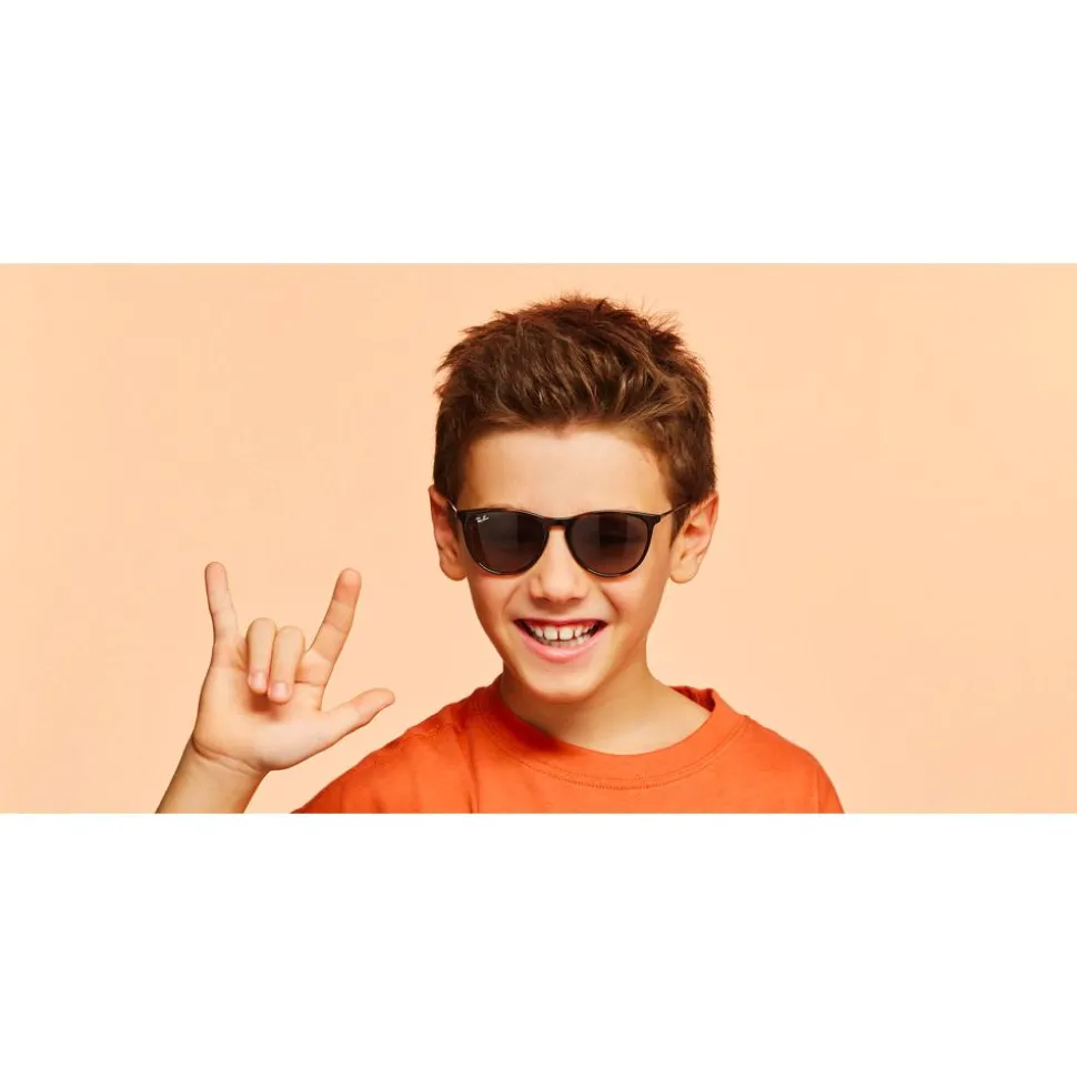 Lunettes de soleil Ray Ban Erika Kids Polished Havana Grey