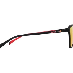 Lunettes de soleil Red Bull Spect Redps Square Soft Touch Black Brown Red Mirror Polarized