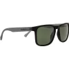 Lunettes de soleil Red Bull Spect Leap Matt Black Transparent Green Green Polarized