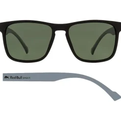 Lunettes de soleil Red Bull Spect Leap Matt Black Transparent Green Green Polarized
