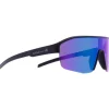 Lunettes de soleil Red Bull Spect Dundee Shiny Black Grey Purple Green Mirror
