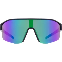 Lunettes de soleil Red Bull Spect Dundee Shiny Black Grey Purple Green Mirror