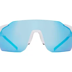 Lunettes de soleil Red Bull Spect Gabe Shiny White Blue Smoke Blue Mirror