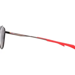 Lunettes de soleil Red Bull Spect Redms Panto Matt Black Red Smoke Polarized