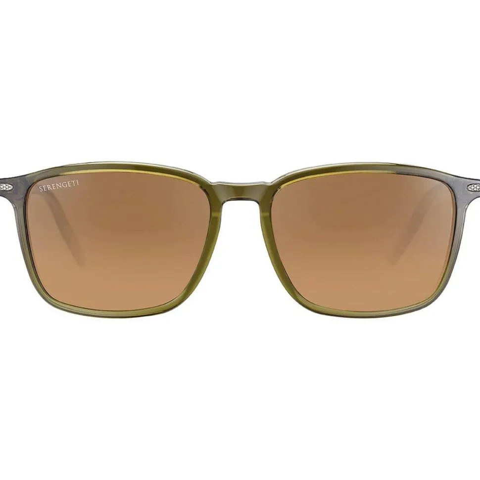 Lunettes de soleil Serengeti Lenwood Shiny Crystal Dark Green